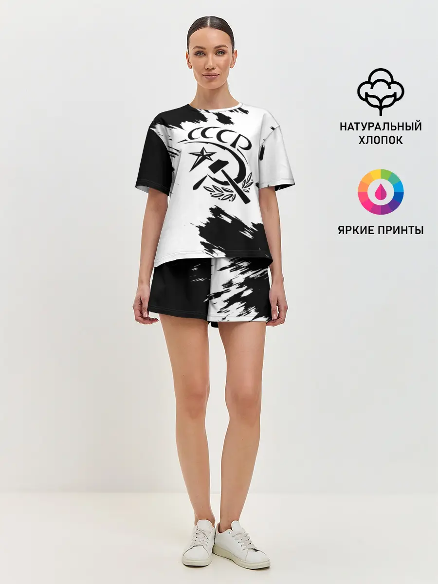 Женская пижама с шортами / СССР