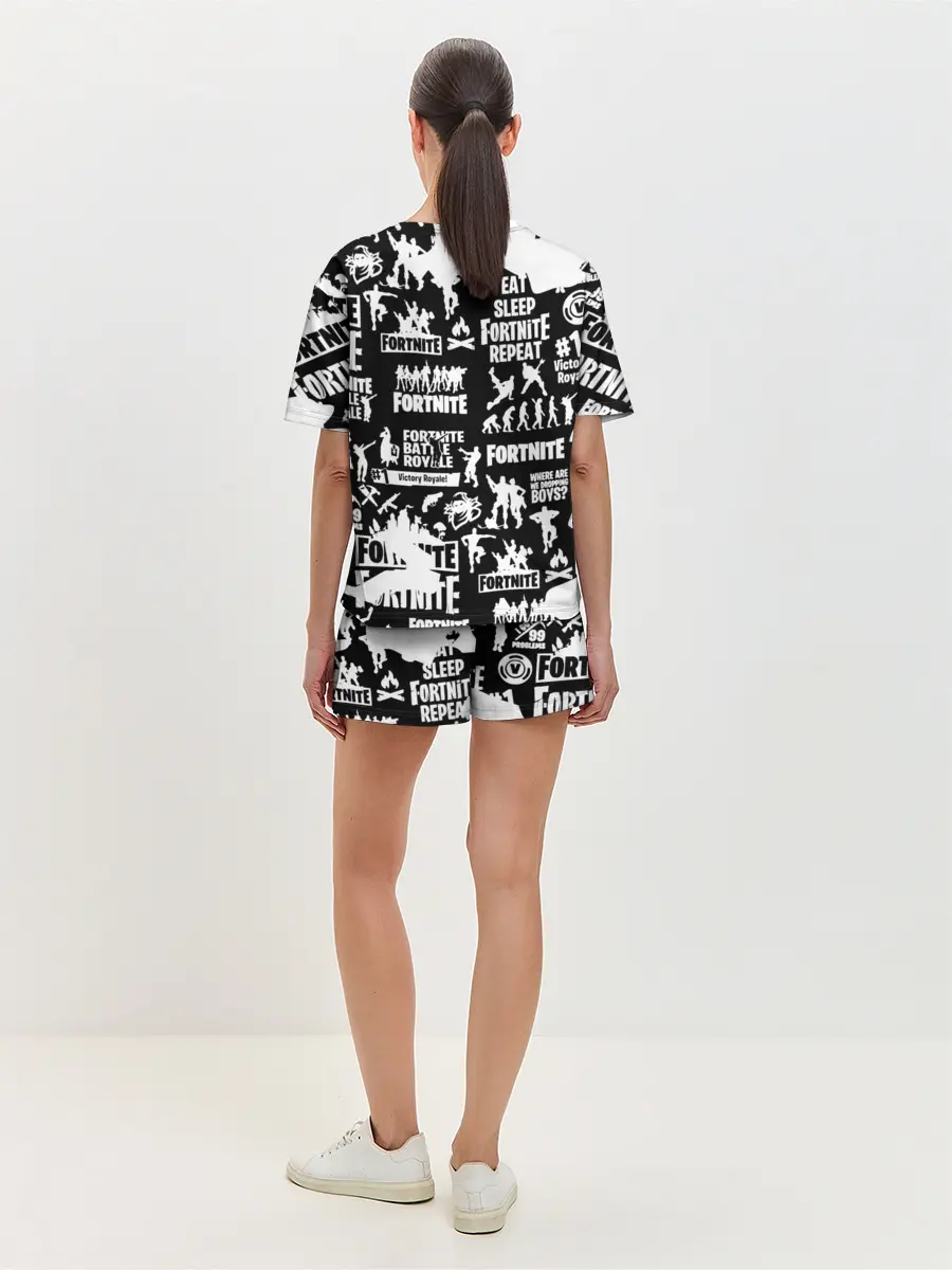 Женская пижама с шортами / Fortnite