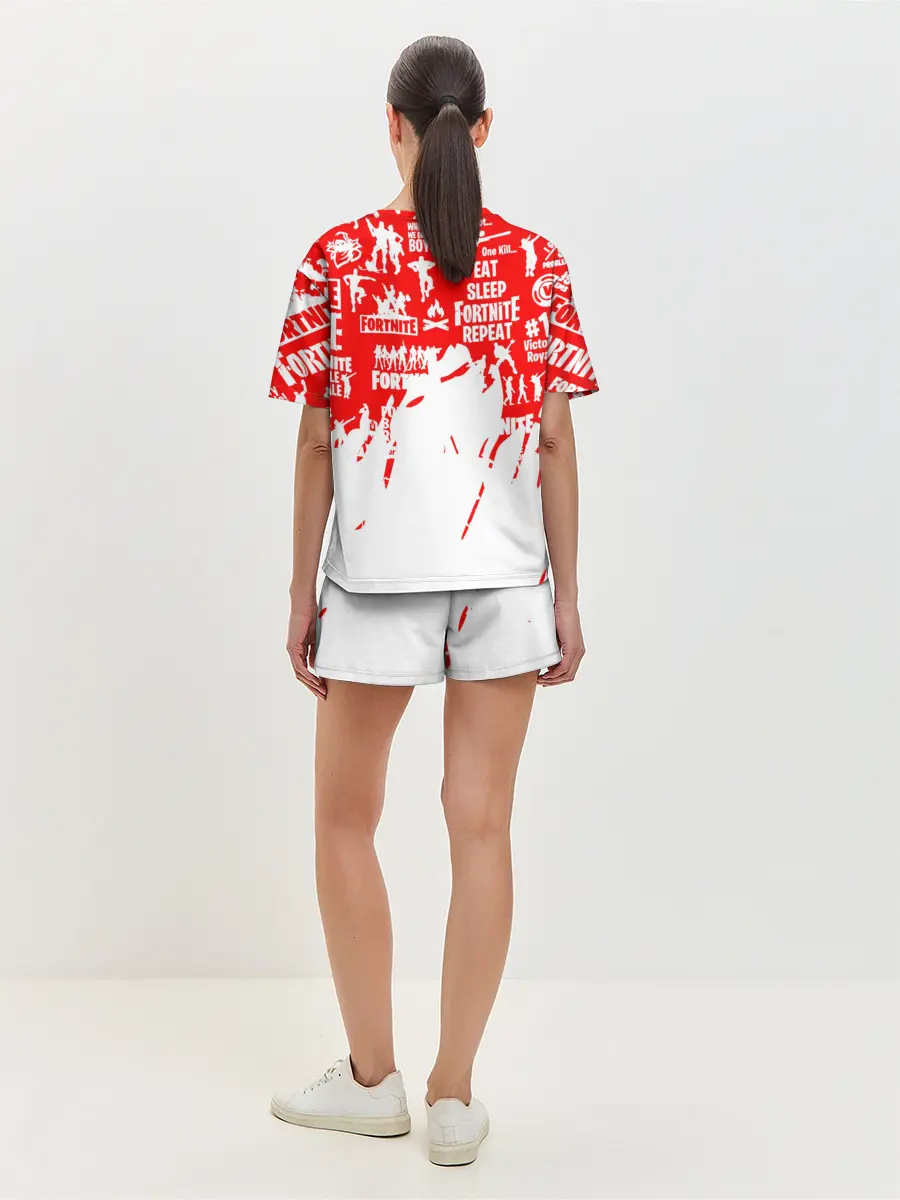 Женская пижама с шортами / Fortnite
