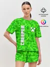 Женская пижама с шортами / MINECRAFT CREEPER