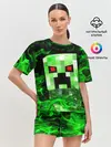 Женская пижама с шортами / MINECRAFT CREEPER