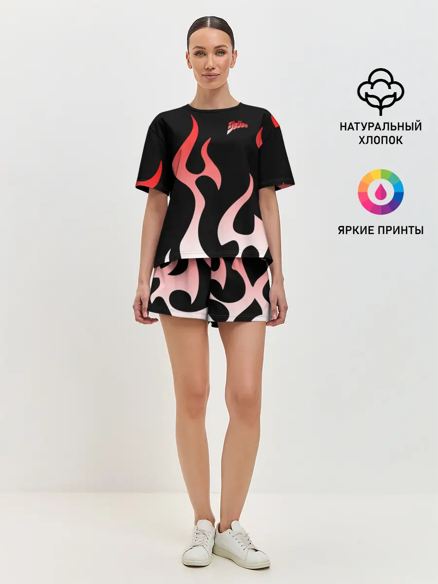 Женская пижама с шортами / Приключения ДжоДжо