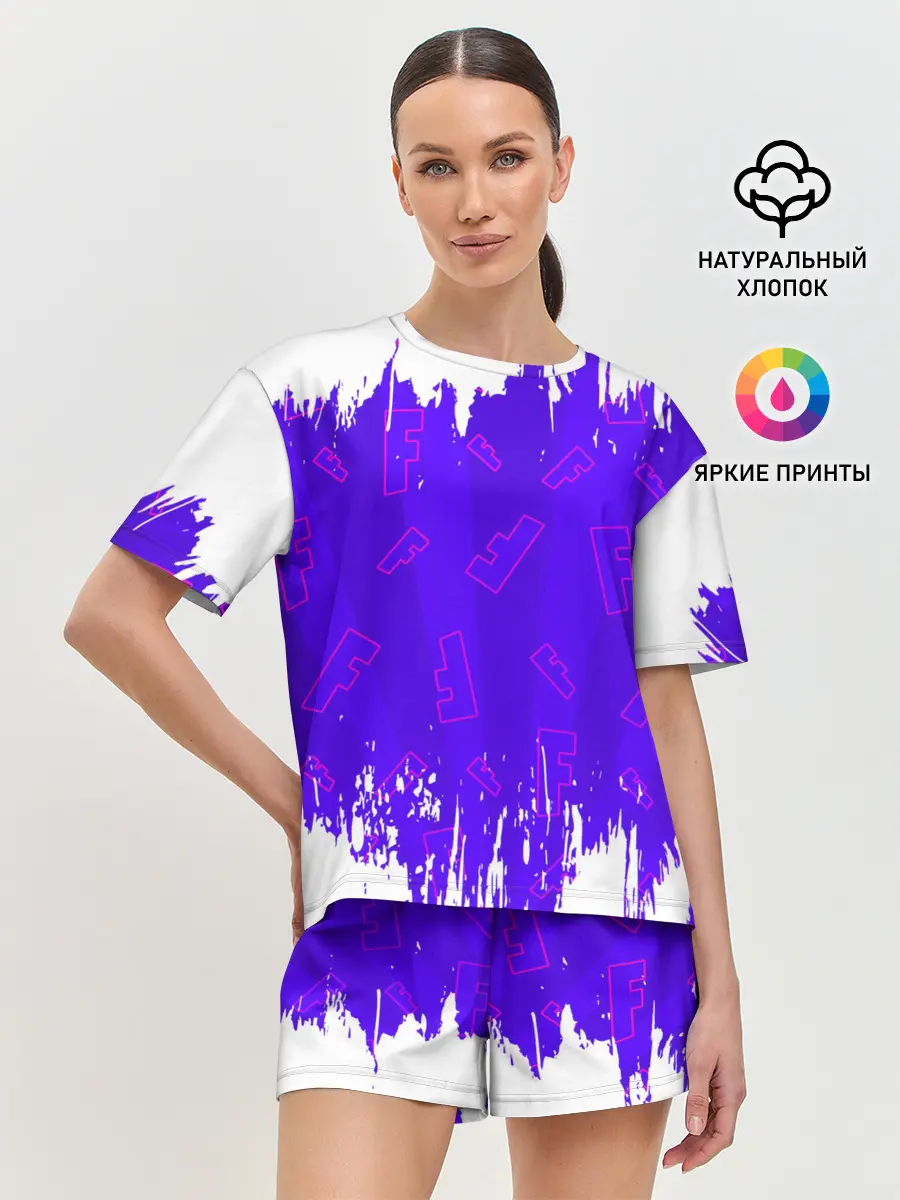 Женская пижама с шортами / FORTNITE / ФОРТНАЙТ