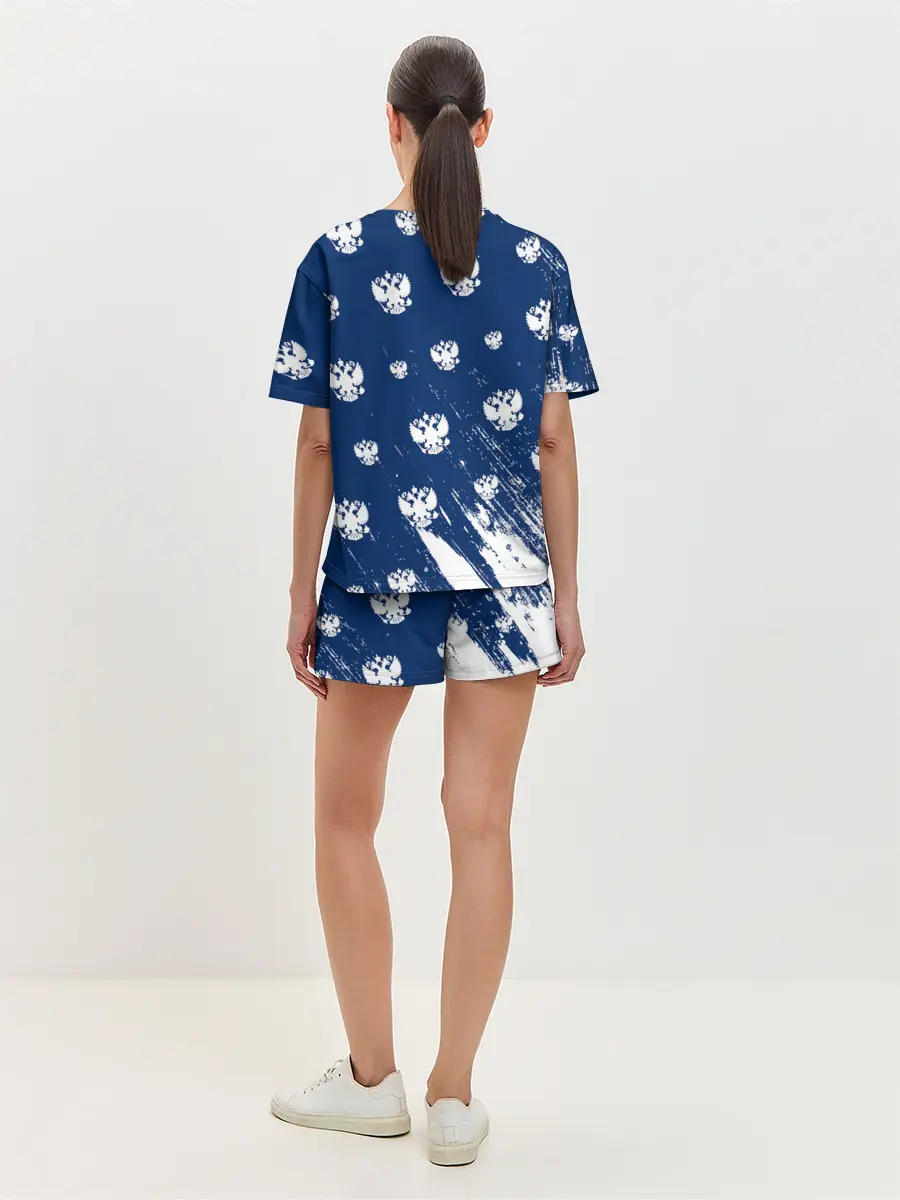 Женская пижама с шортами / RUSSIA / РОССИЯ