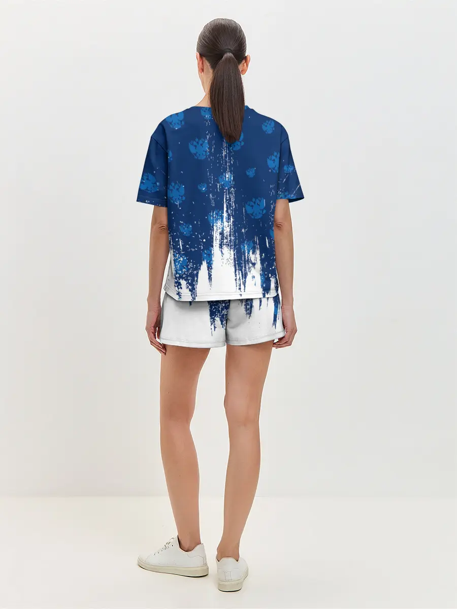 Женская пижама с шортами / RUSSIA / РОССИЯ