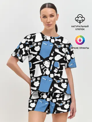 Женская пижама с шортами / ТАРДИС