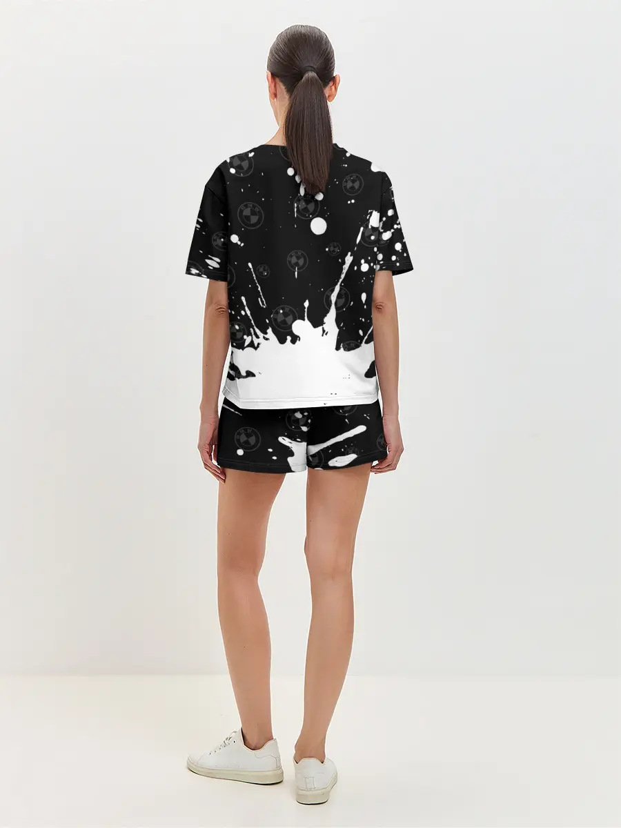 Женская пижама с шортами / BMW / БМВ