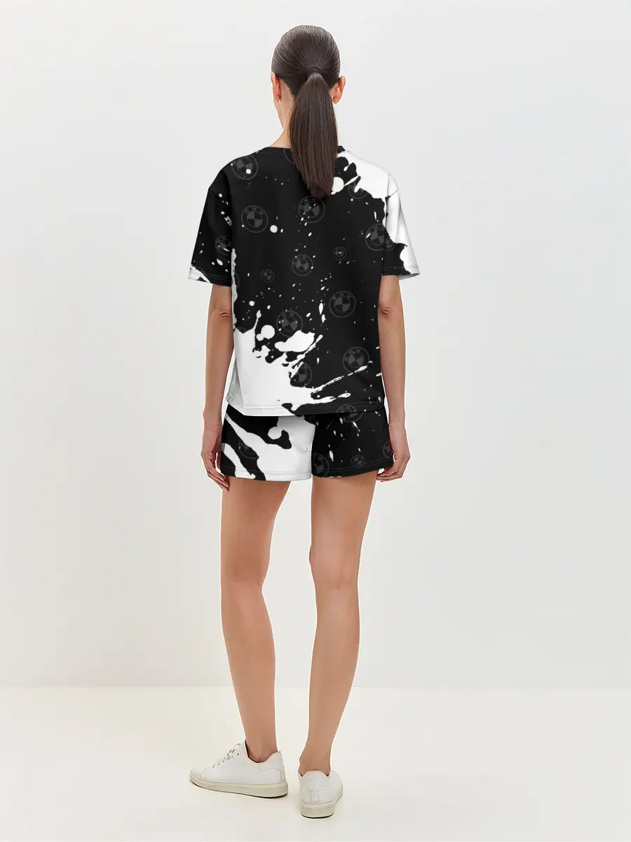 Женская пижама с шортами / BMW / БМВ