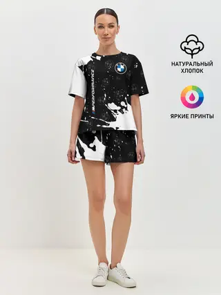 Женская пижама с шортами / BMW / БМВ