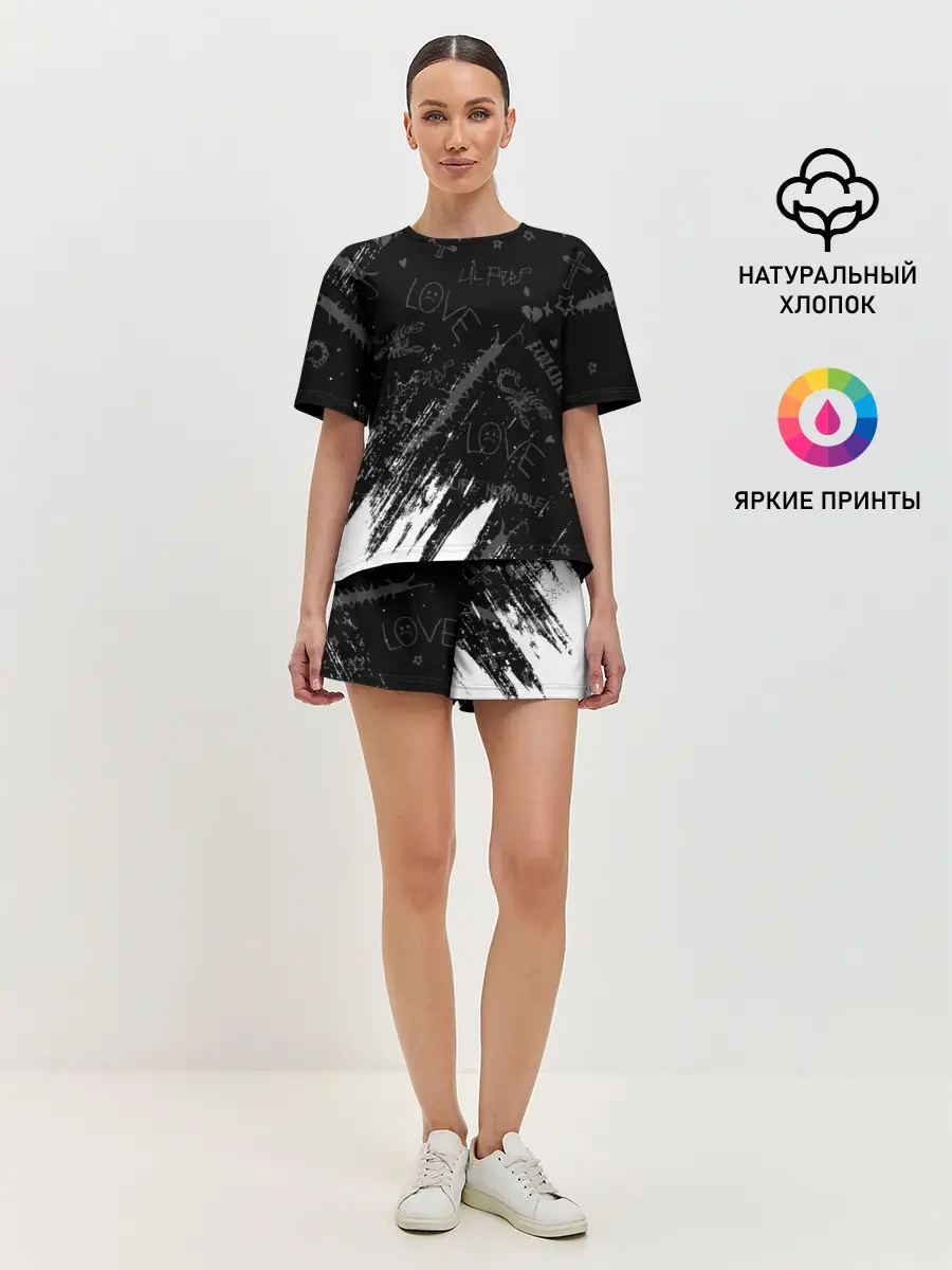 Женская пижама с шортами / LIL PEEP / ЛИЛ ПИП