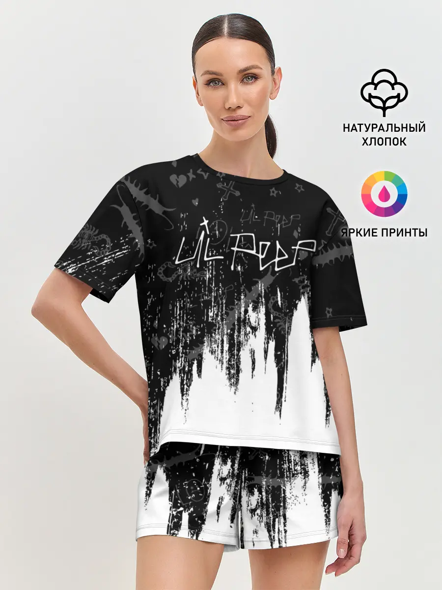 Женская пижама с шортами / LIL PEEP / ЛИЛ ПИП