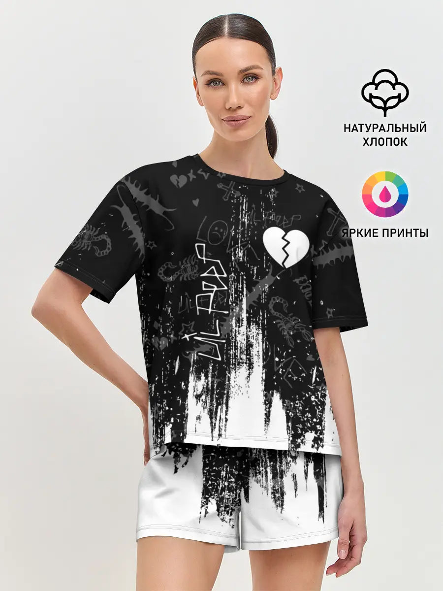 Женская пижама с шортами / LIL PEEP / ЛИЛ ПИП