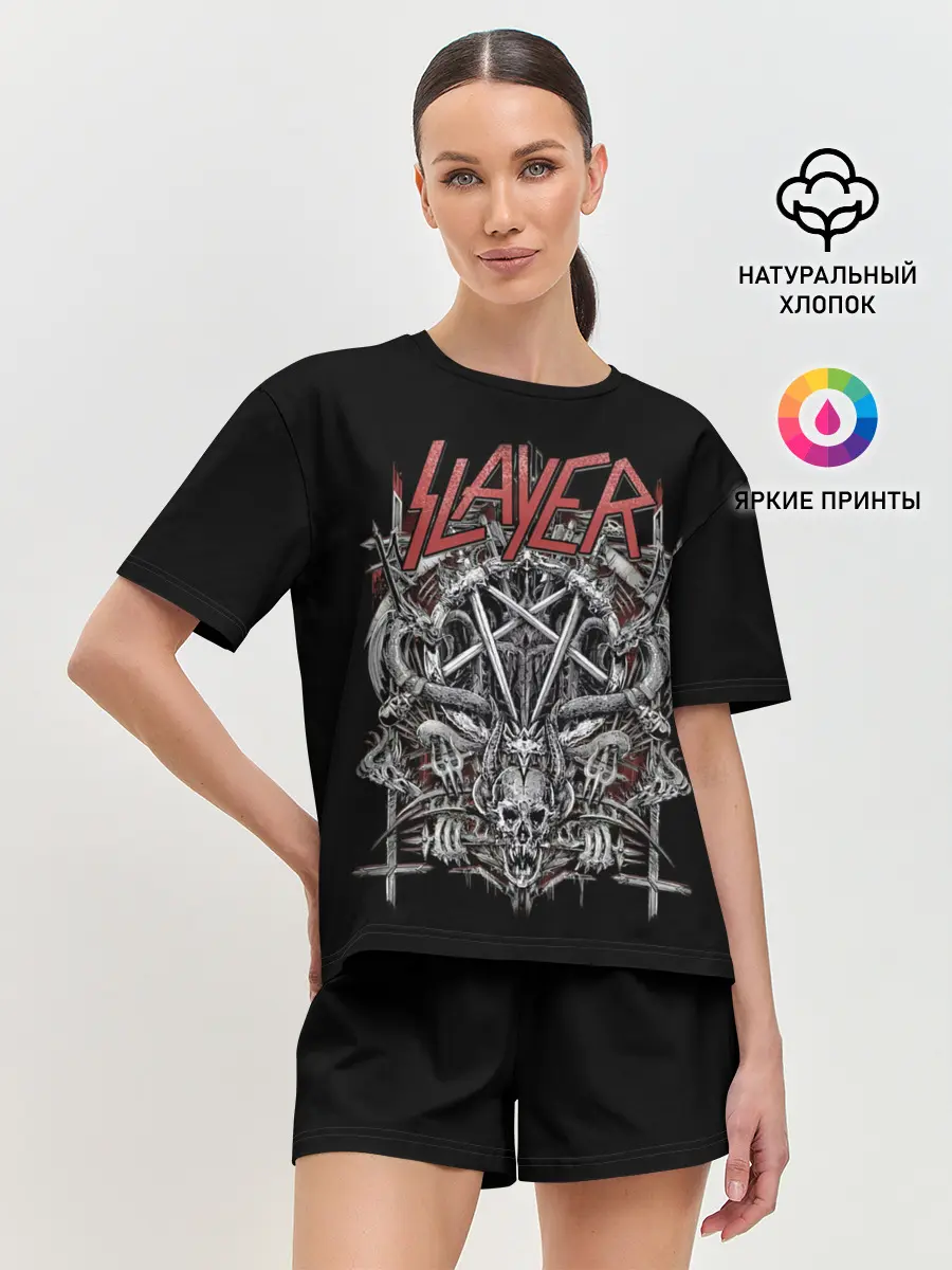 Женская пижама с шортами / Slayer