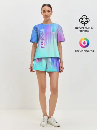 Женская пижама с шортами / BTS