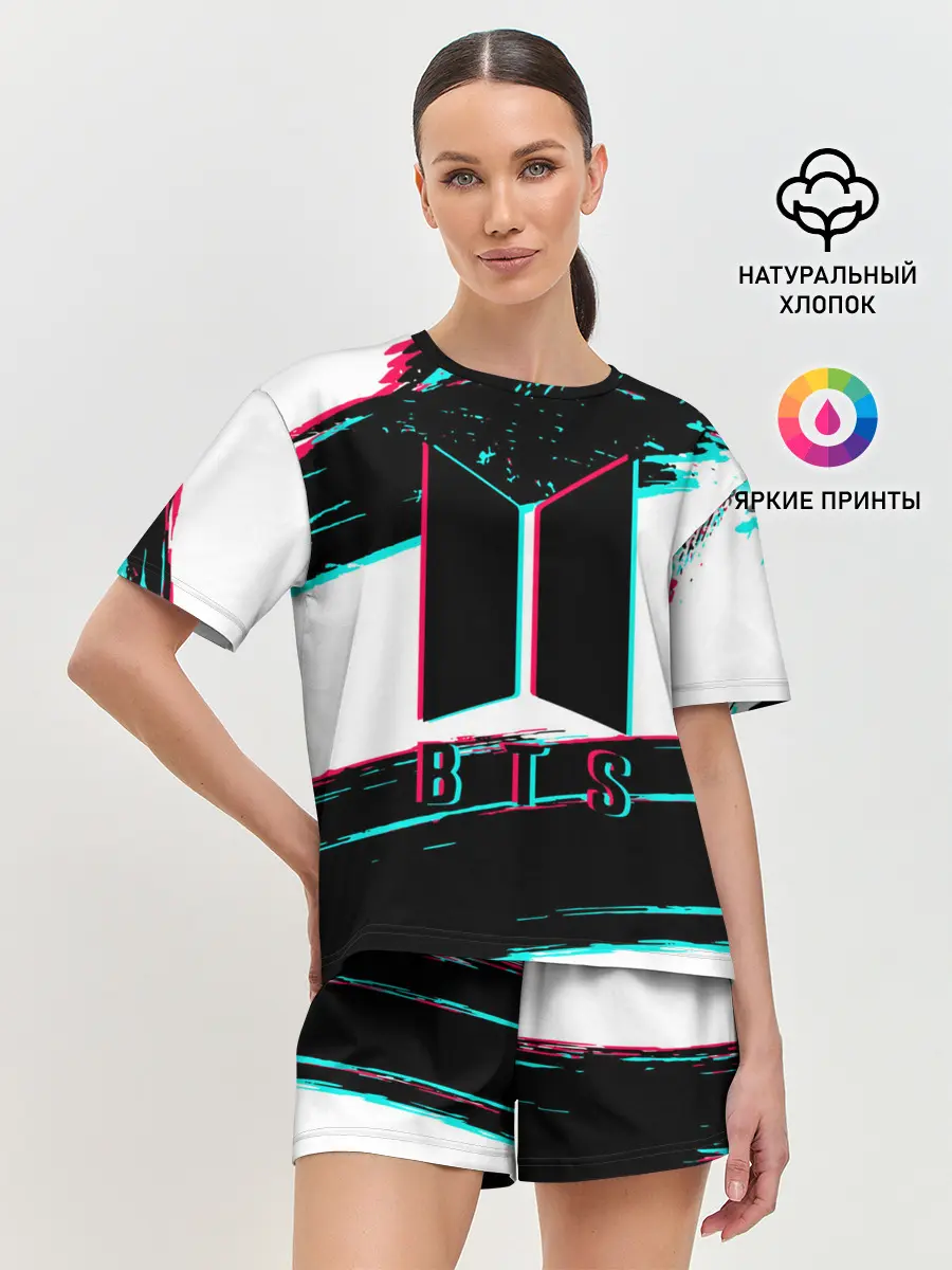 Женская пижама с шортами / BTS