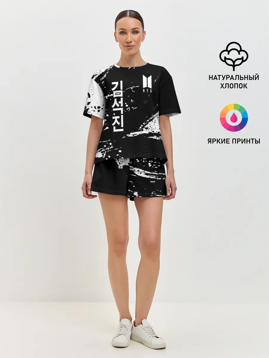 Женская пижама с шортами / BTS