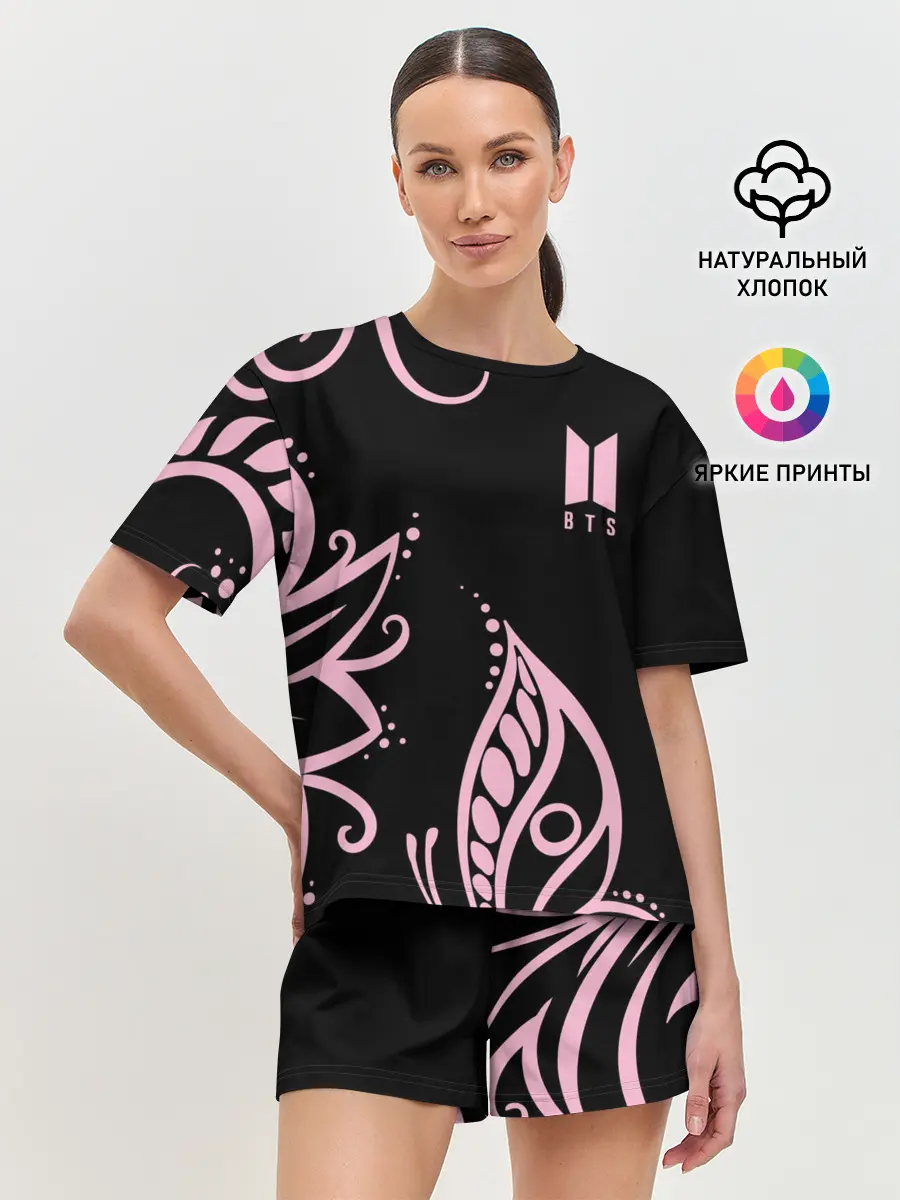 Женская пижама с шортами / BTS