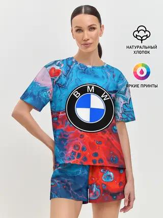 Женская пижама с шортами / BMW