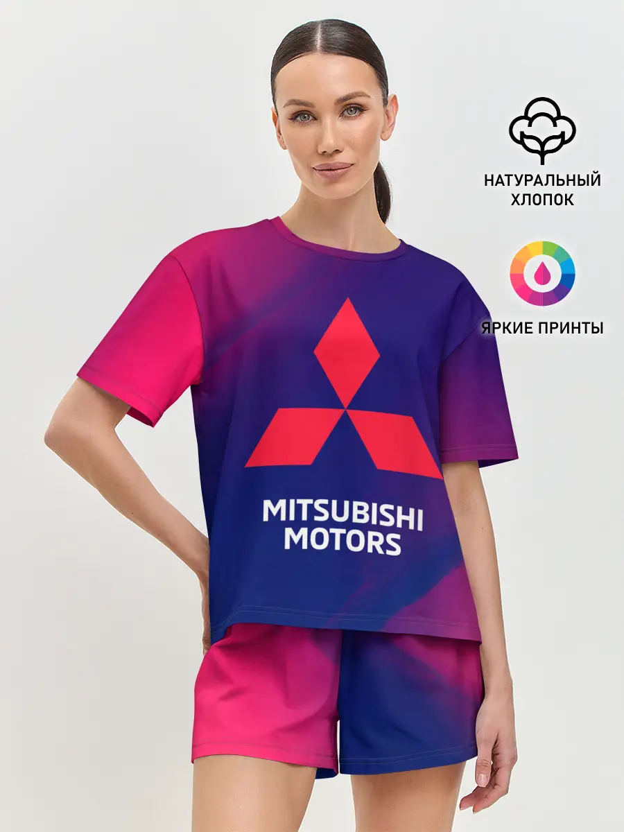 Женская пижама с шортами / MITSUBISHI / МИТСУБИСИ