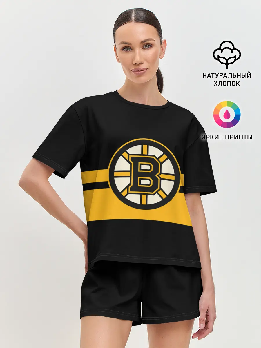 Женская пижама с шортами / BOSTON BRUINS NHL