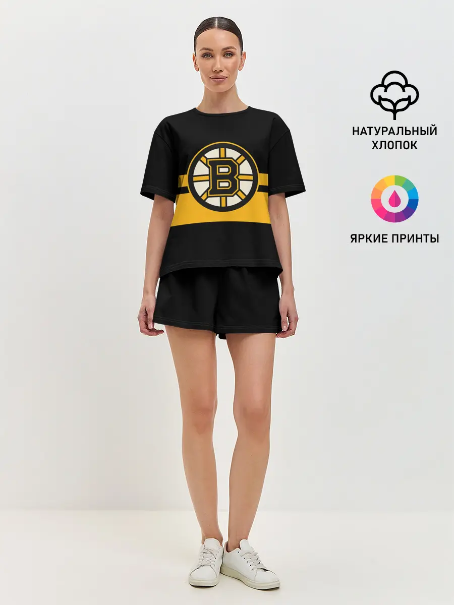 Женская пижама с шортами / BOSTON BRUINS NHL