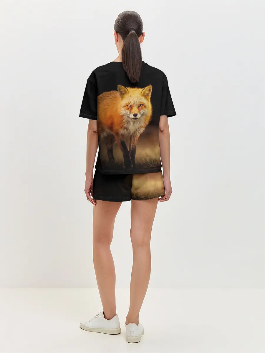 Женская пижама с шортами / Лиса