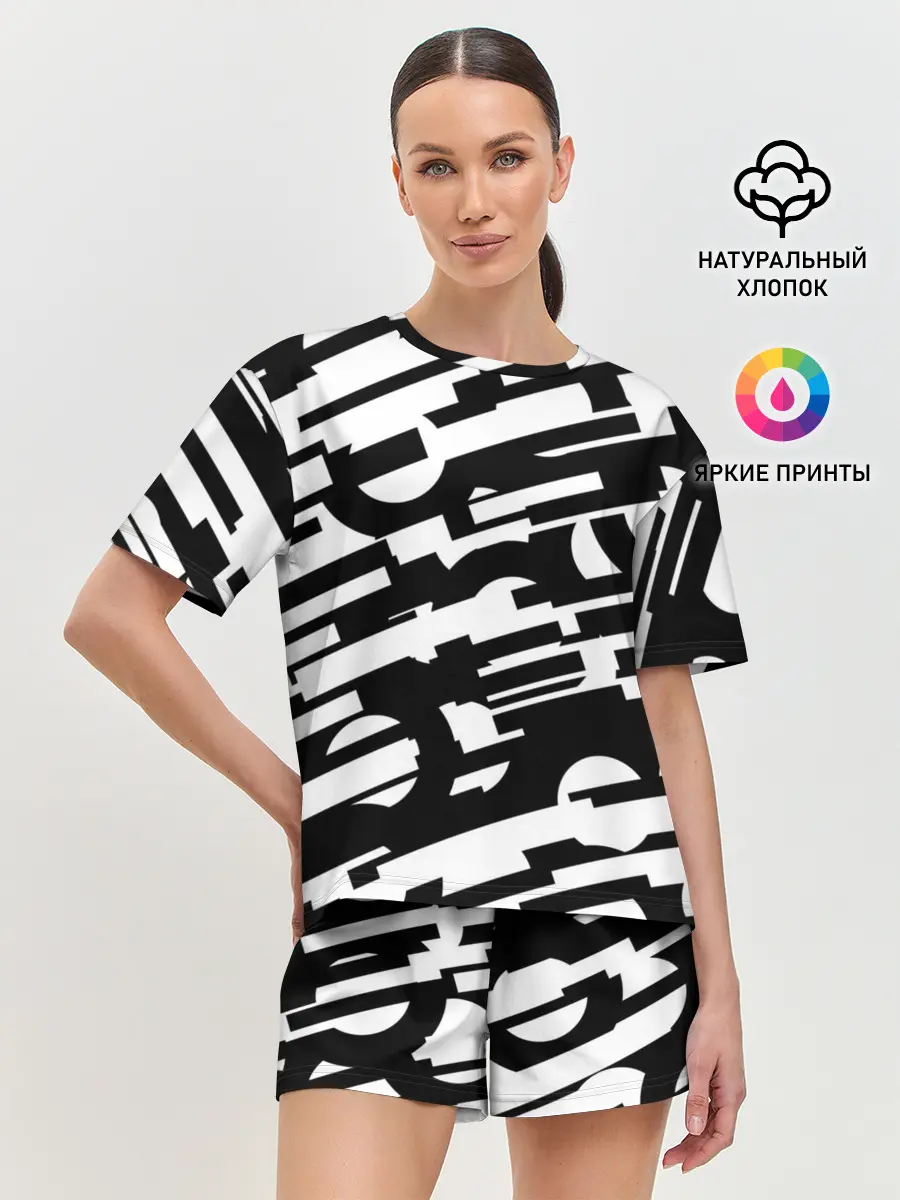 Женская пижама с шортами / ФАНТАСТИКА КОСМОС