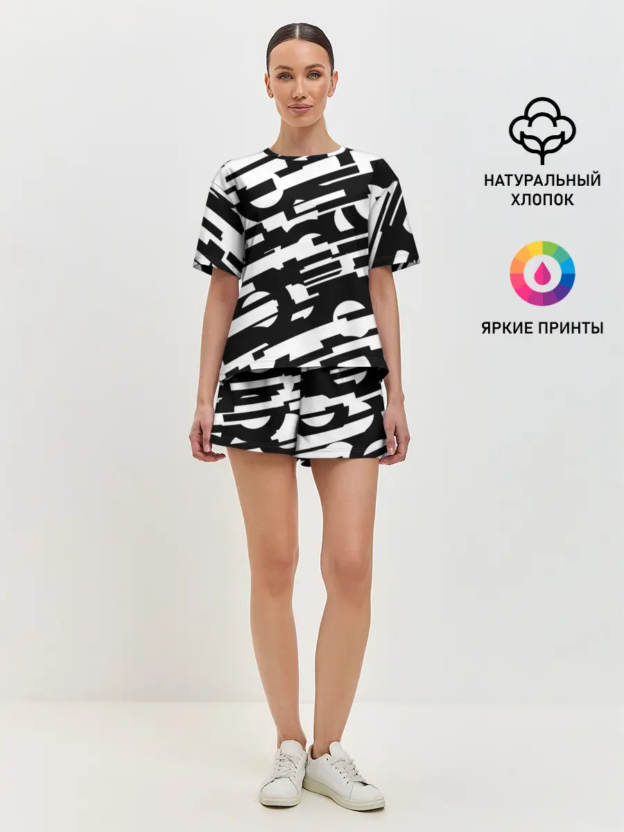 Женская пижама с шортами / ФАНТАСТИКА КОСМОС