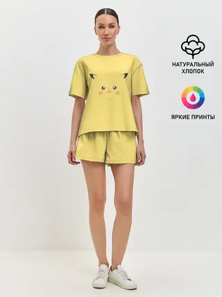 Женская пижама с шортами / Пика-Пика!?