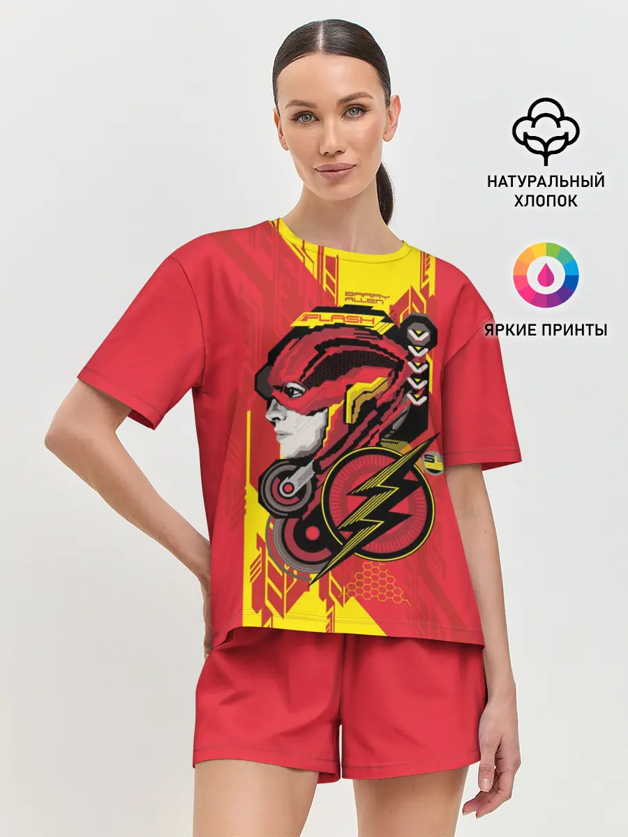 Женская пижама с шортами / The Flash