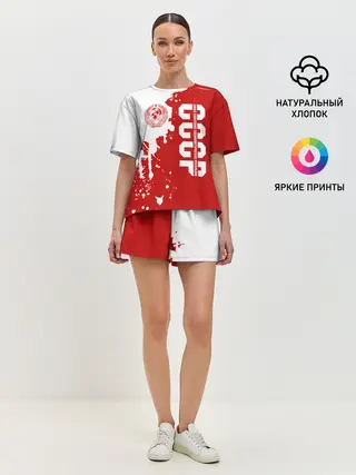 Женская пижама с шортами / СССР