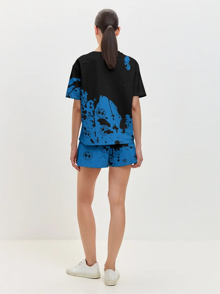 Женская пижама с шортами / BMW / БМВ