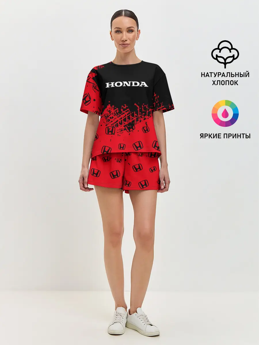 Женская пижама с шортами / HONDA / ХОНДА