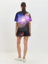 Женская пижама с шортами / Космическая спираль