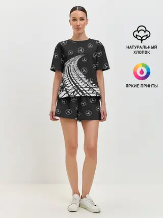 Женская пижама с шортами / MERCEDES / МЕРСЕДЕС