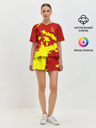 Женская пижама с шортами / CCCP