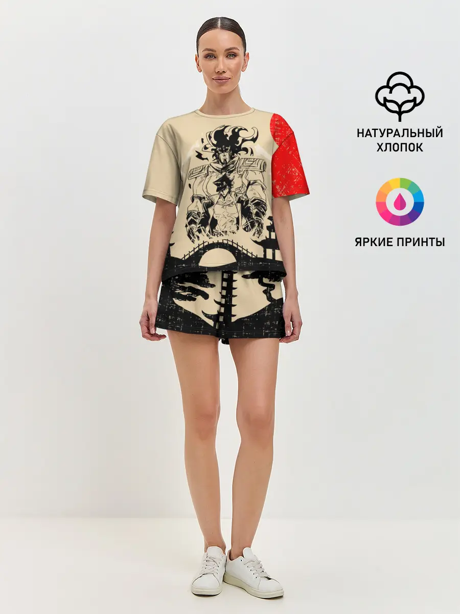 Женская пижама с шортами / JOJO BIZARRE ADVENTURE | ПРИКЛЮЧЕНИЯ ДЖОДЖО