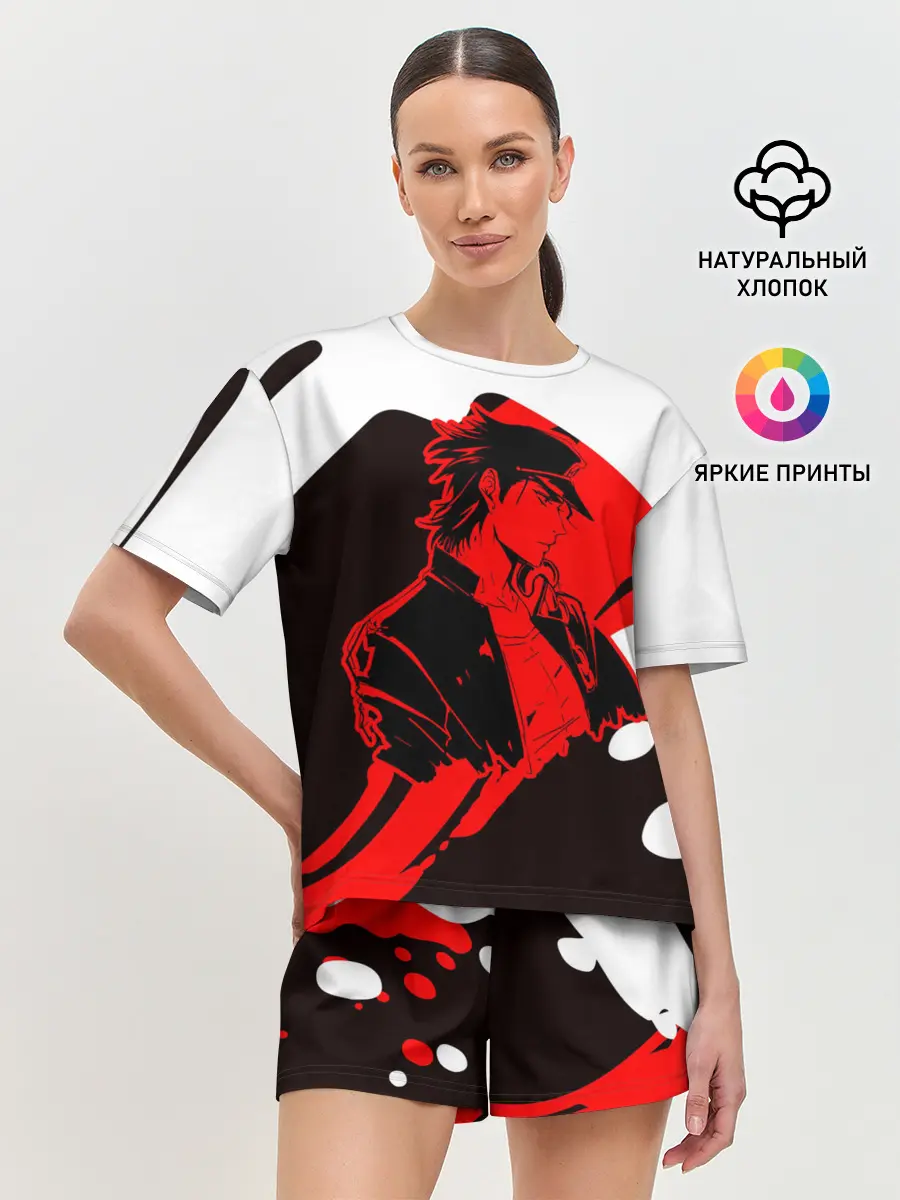 Женская пижама с шортами / Приключения ДжоДжо