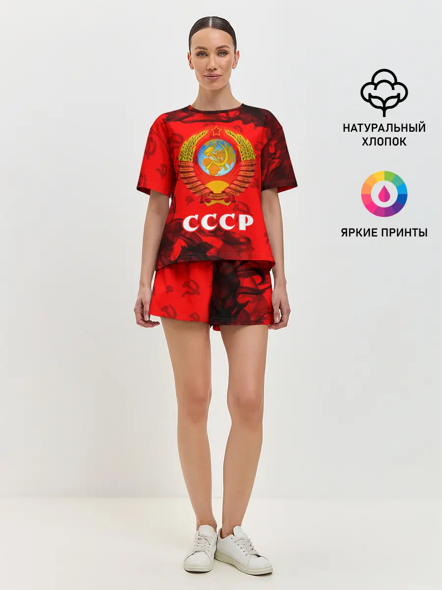 Женская пижама с шортами / СССР / USSR