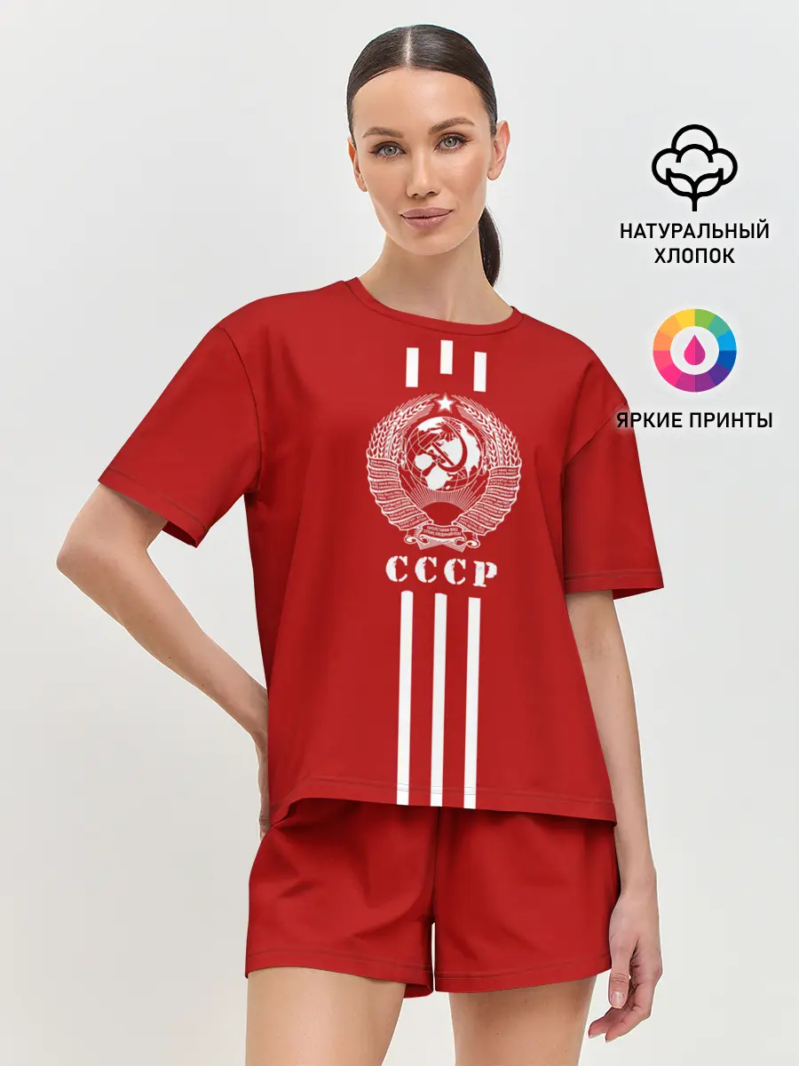 Женская пижама с шортами / СССР