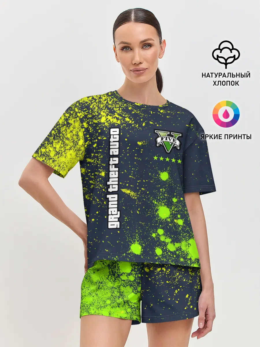 Женская пижама с шортами / GTA 5 / ГТА 5