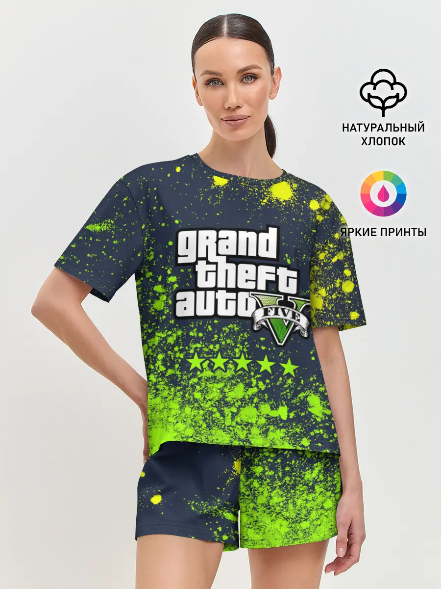 Женская пижама с шортами / GTA 5 / ГТА 5