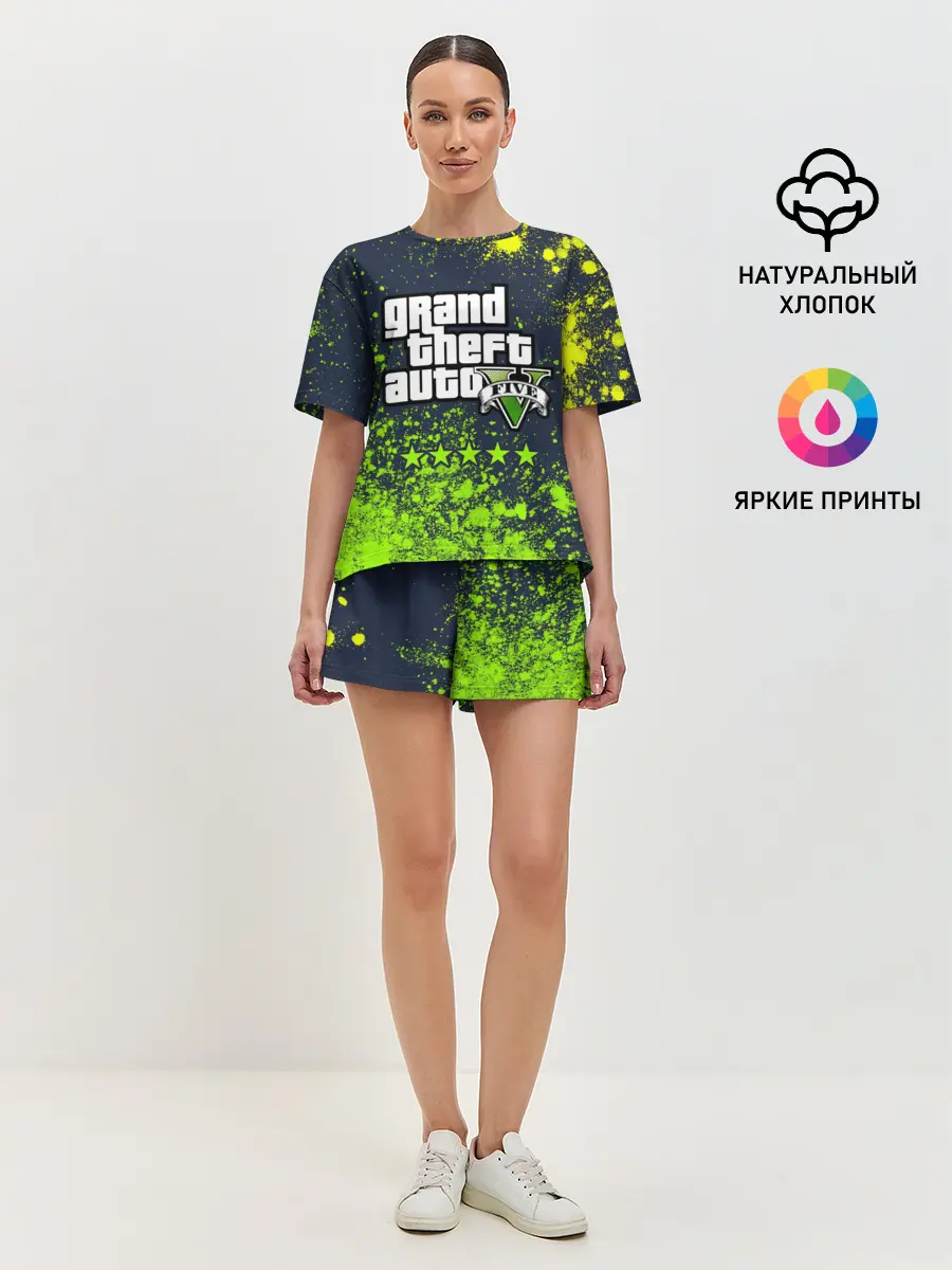 Женская пижама с шортами / GTA 5 / ГТА 5