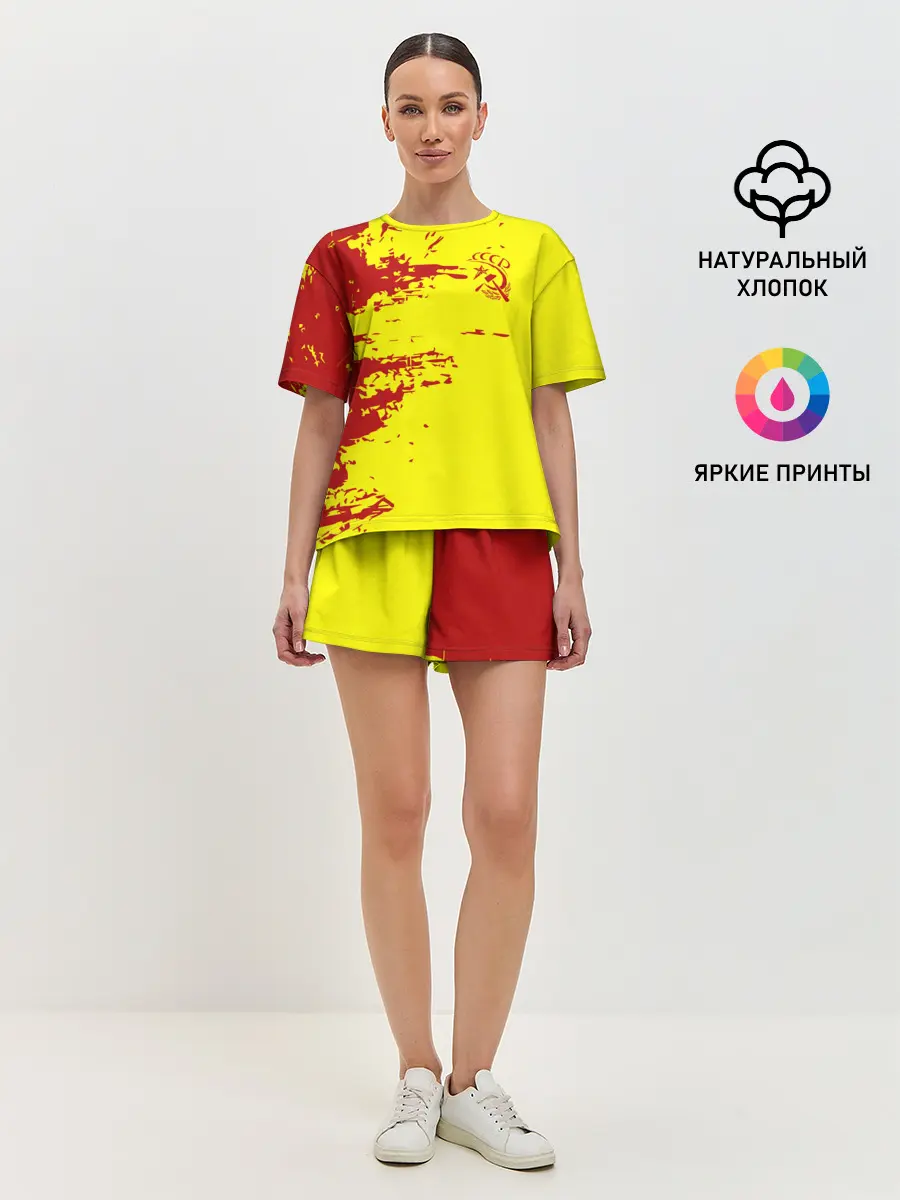 Женская пижама с шортами / CCCP