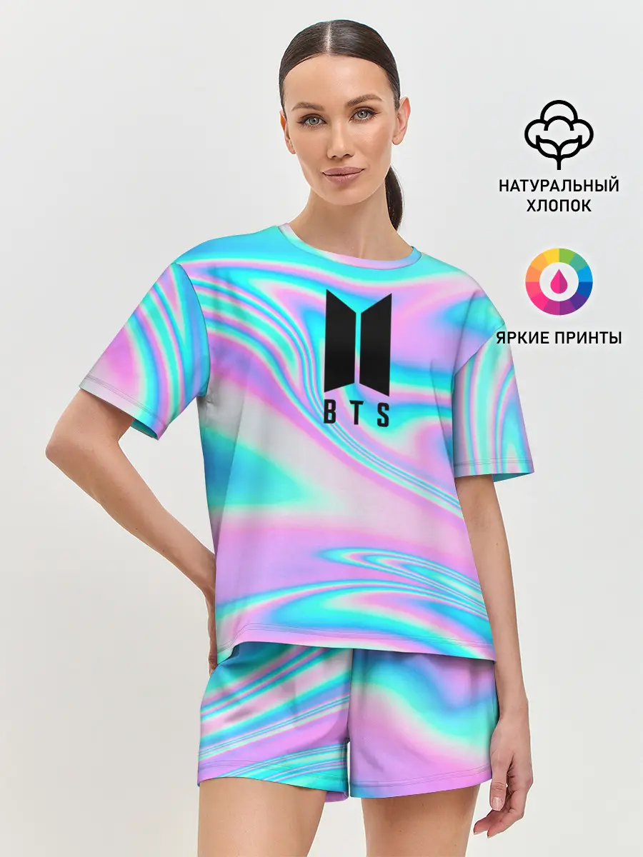 Женская пижама с шортами / BTS