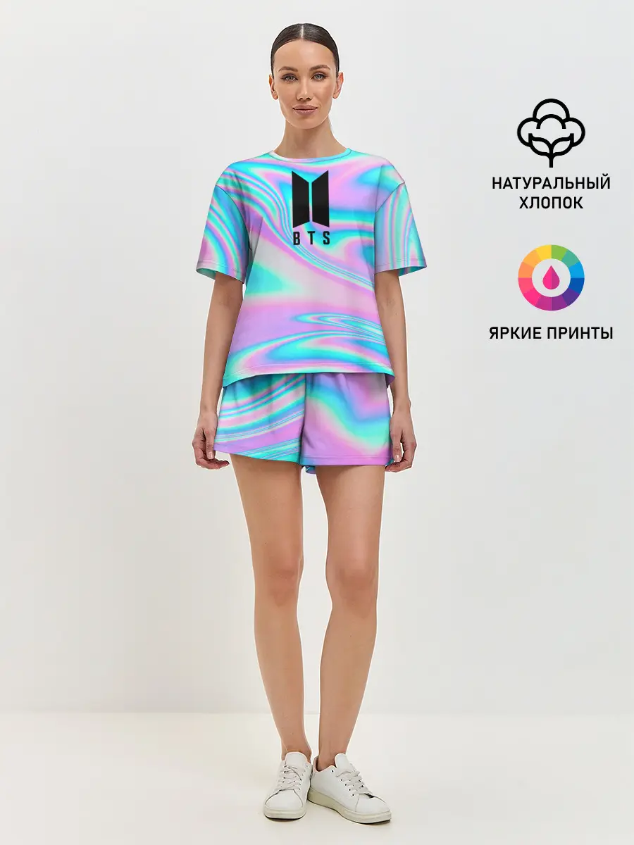Женская пижама с шортами / BTS