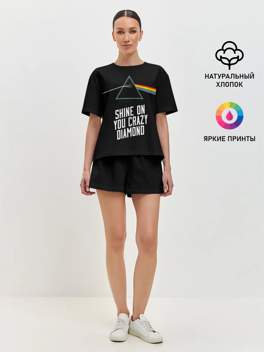 Женская пижама с шортами / PINK FLOYD