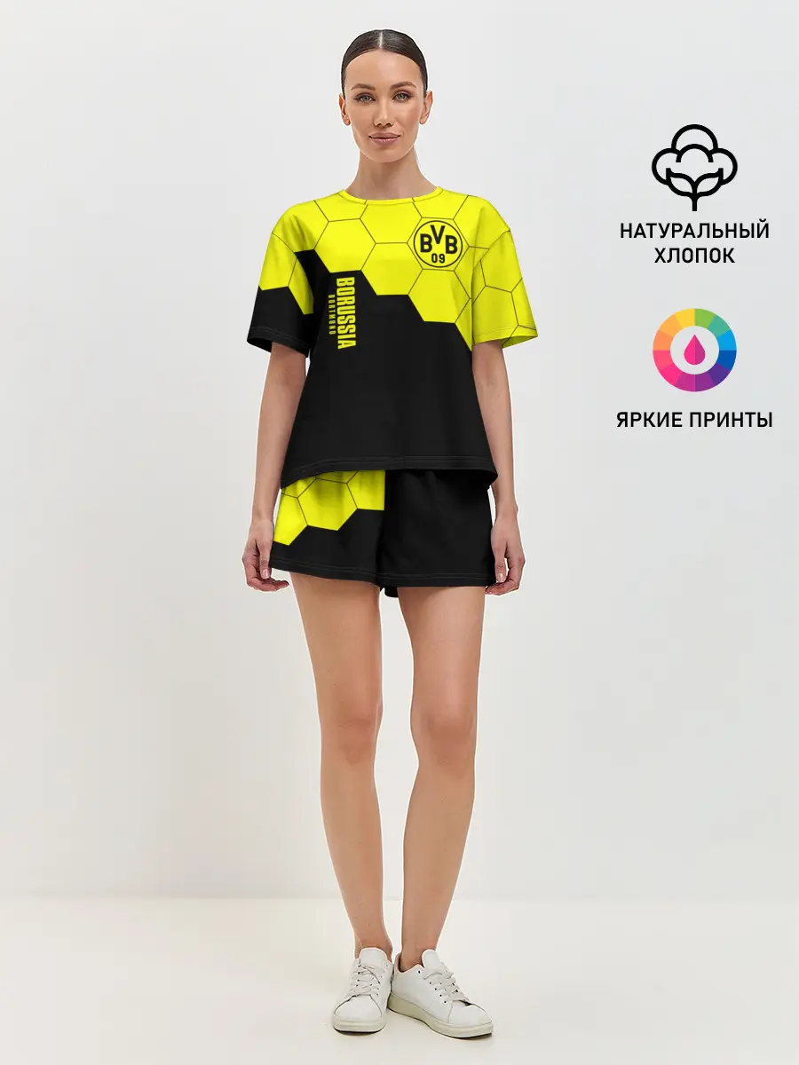 Женская пижама с шортами / Borussia Dortmund