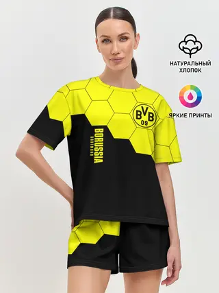 Женская пижама с шортами / Borussia Dortmund