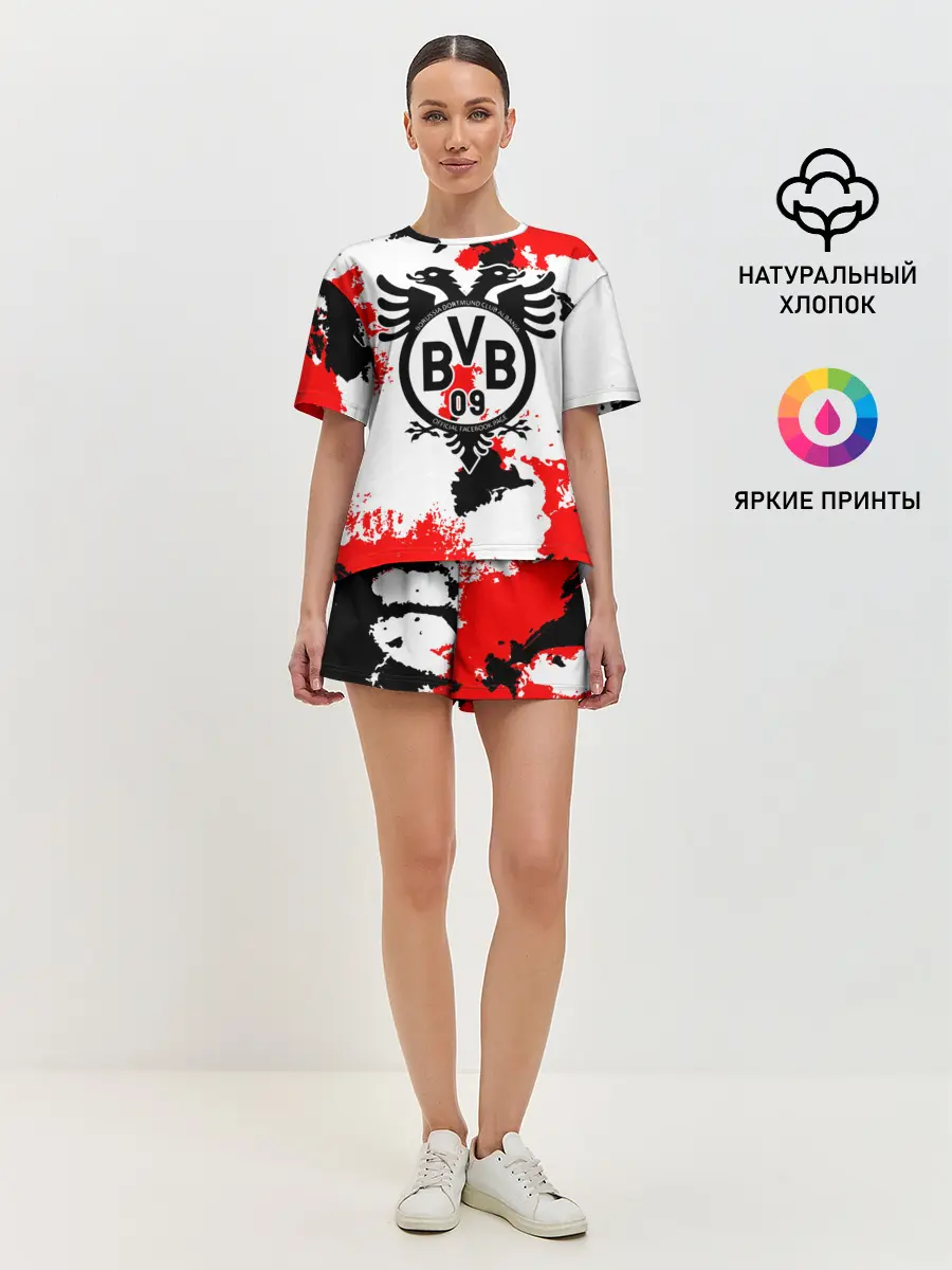 Женская пижама с шортами / FC Borussia